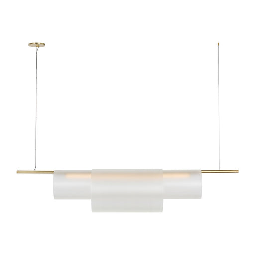 Visual Comfort Modern - PBLS80627HABEG - LED Linear Chandelier - Trace - Hand-Rubbed Antique Brass