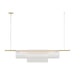Visual Comfort Modern - PBLS80627HABEG - LED Linear Chandelier - Trace - Hand-Rubbed Antique Brass