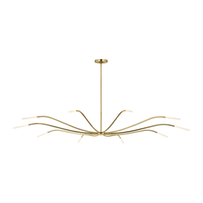 Visual Comfort Modern - SLCH81627HABEG - LED Chandelier - Lajos - Hand-Rubbed Antique Brass