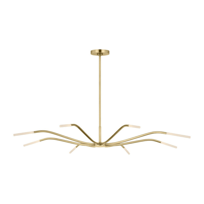 Visual Comfort Modern - SLCH81827HABEG - LED Chandelier - Lajos - Hand-Rubbed Antique Brass