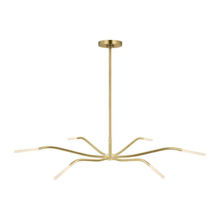 Visual Comfort Modern - SLCH81927HABEG - LED Chandelier - Lajos - Hand-Rubbed Antique Brass