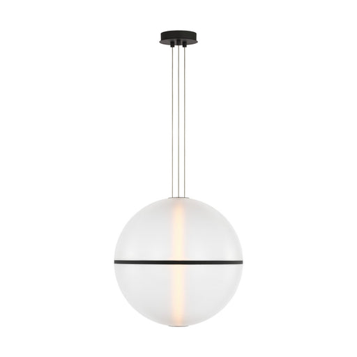 Bicono Round LED Pendant Nightshade Black
