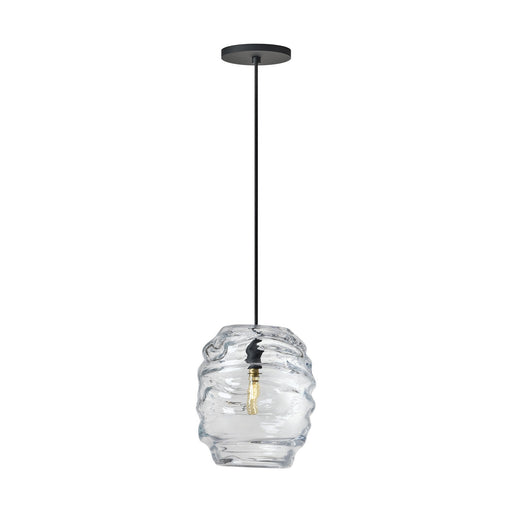 Audra One Light Pendant Nightshade Black