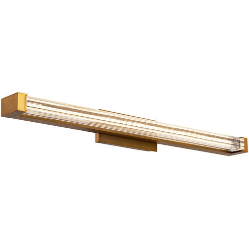 Skein LED Bath Vanity Aged Brass