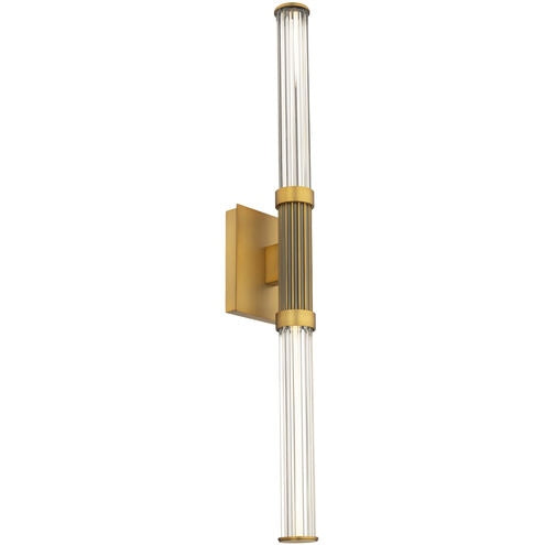 Ribeye LED Bath Vanity Aged Brass
