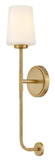 Kline LED Wall Sconce Lacquered Brass
