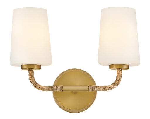 Kline LED Vanity Lacquered Brass
