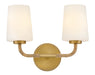 Lark - 853452LCB-NAT - LED Vanity - Kline - Lacquered Brass