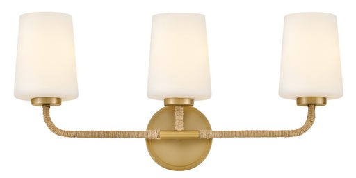 Kline LED Vanity Lacquered Brass