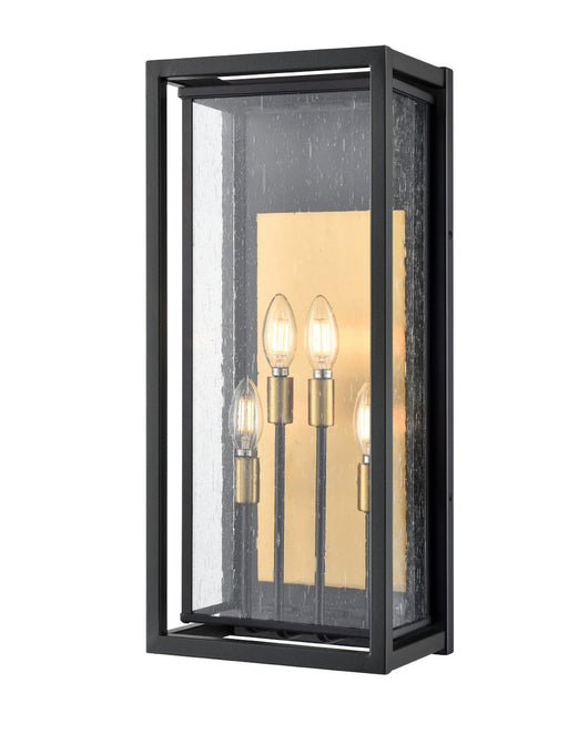DVI Lighting - DVP32373BR+BK-SDY - Four Light Wall Sconce - Blackstone - Brass/Black