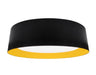 DVI Lighting - DVP39938AG+MB-AO - LED Flush Mount - Yukon - Antique Gold/Matte Black