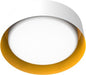 DVI Lighting - DVP39948AG+MW-AO - LED Flush Mount - Yukon - Antique Gold/Matte White