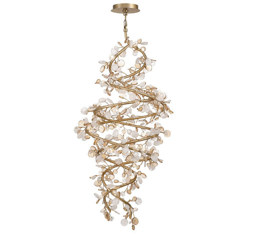 Pisa LED Chandelier Antique gold