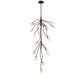 Lib & Co. - 12308-043 - LED Chandelier - Modena - Black with gold accent