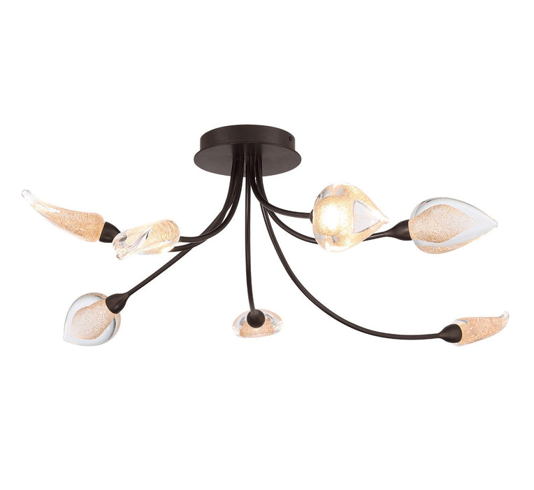 Lib & Co. - 12310-043 - LED Ceiling Mount - Modena - Black with gold accent