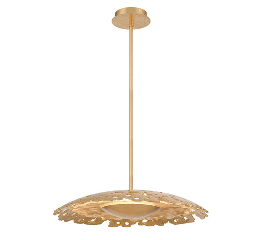 Lipari LED Chandelier Gold leaf