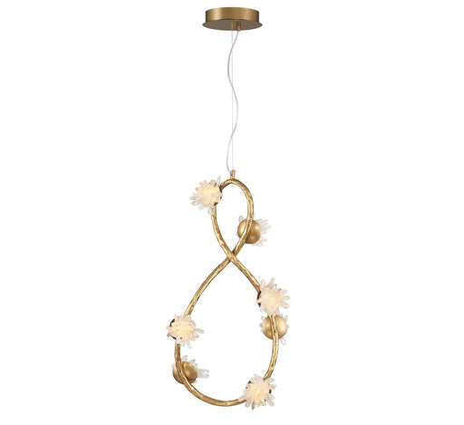 Philia LED Chandelier Antique bronze