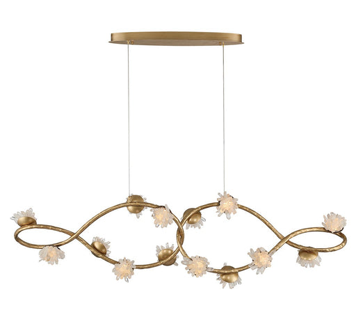 Philia LED Chandelier Antique bronze