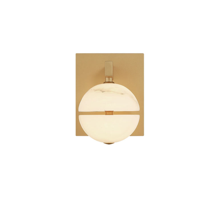 Lib & Co. - 12350-030 - LED Wall Mount - Corfu - Painted antique brass
