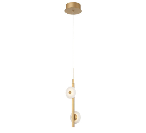 Etna LED Pendant Painted antique brass