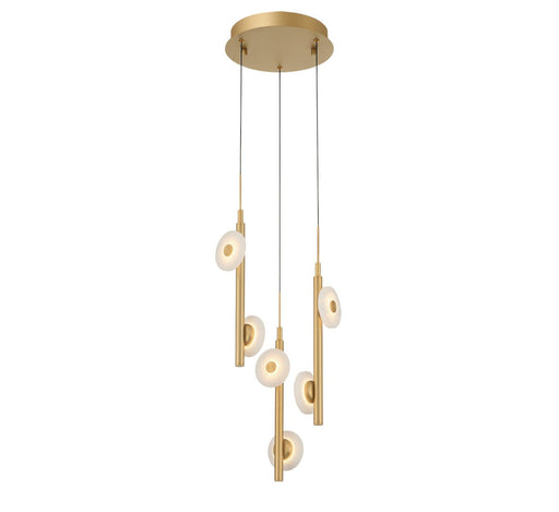 Etna LED Pendant Painted antique brass