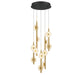 Lib & Co. - 12360-02 - LED Chandelier - Etna - Black