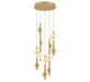 Lib & Co. - 12360-030 - LED Chandelier - Etna - Painted antique brass