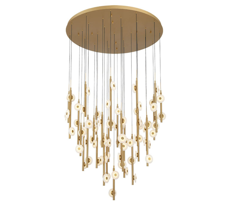 Lib & Co. - 12363-030 - LED Chandelier - Etna - Painted antique brass