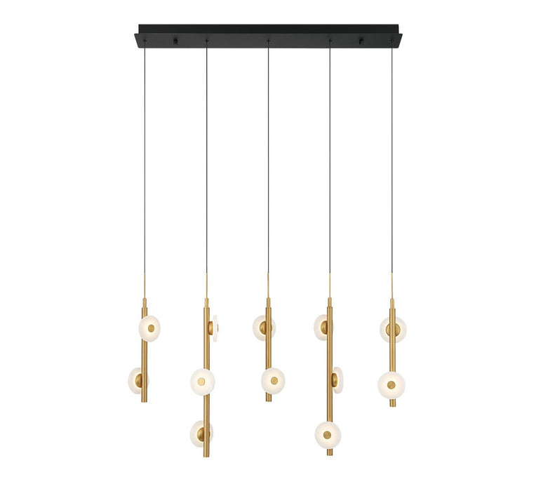 Lib & Co. - 12364-02 - LED Chandelier - Etna - Black