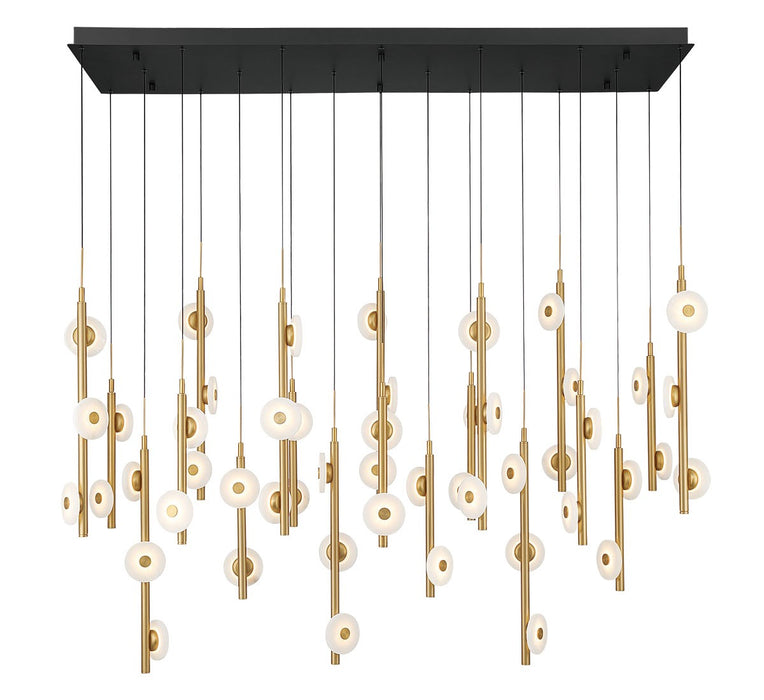 Lib & Co. - 12367-02 - LED Chandelier - Etna - Black