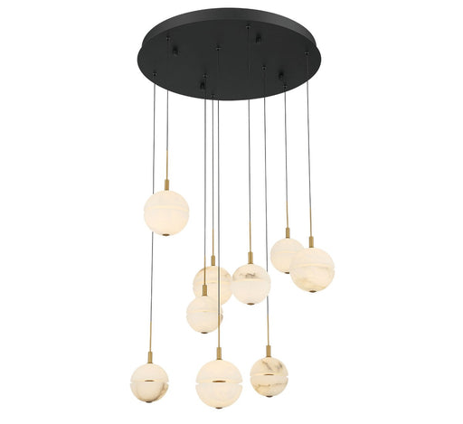 Corfu LED Chandelier Black