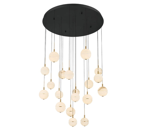 Corfu LED Chandelier Black