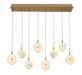 Lib & Co. - 12376-030 - LED Chandelier - Corfu - Painted antique brass