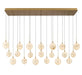 Lib & Co. - 12378-030 - LED Chandelier - Corfu - Painted antique brass