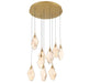 Lib & Co. - 12383-030 - LED Chandelier - Kosmos - Painted antique brass