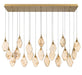 Lib & Co. - 12389-030 - LED Chandelier - Kosmos - Painted antique brass