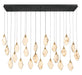 Lib & Co. - 12390-02 - LED Chandelier - Kosmos - Black
