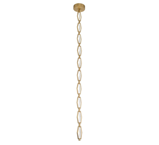 Rimini LED Chandelier Aged brass