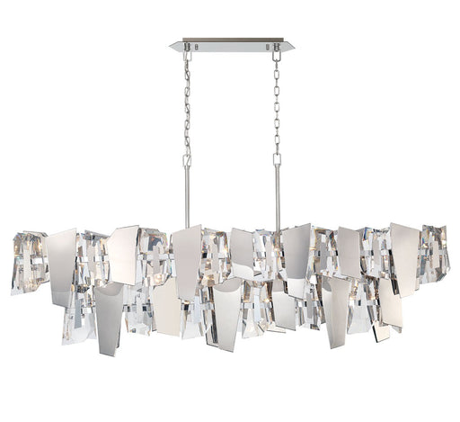 Lib & Co. - 12404-01 - 14 Light Linear Chandelier - Castellana - Chrome