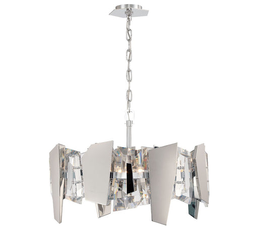 Lib & Co. - 12405-01 - Four Light Convertible Ceiling Mount/Pendant - Castellana - Chrome