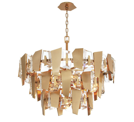 Castellana 24 Light Chandelier Brushed brass