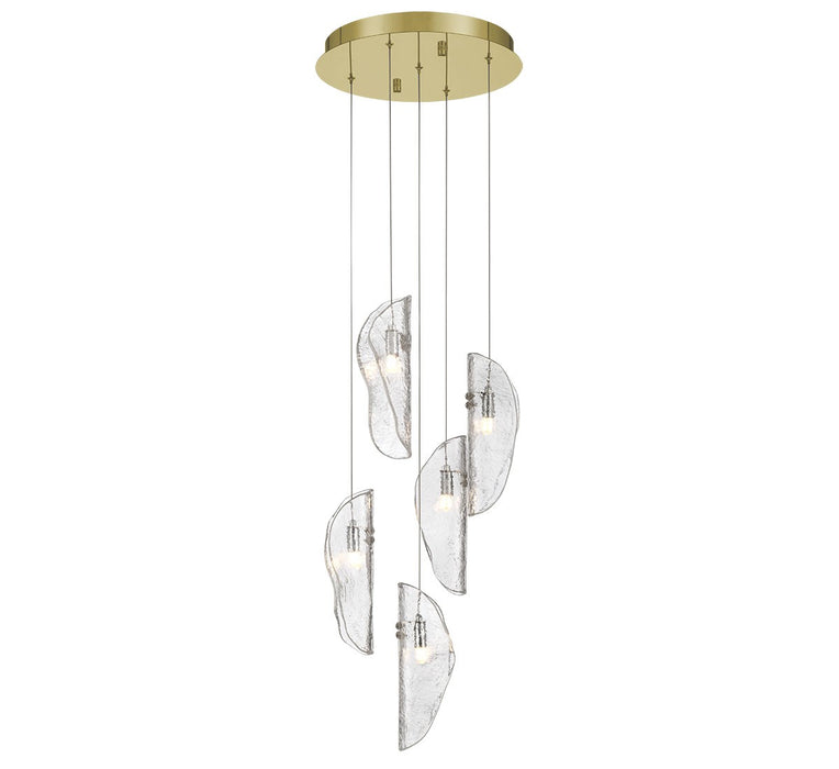 Lib & Co. - 12407-017-07 - LED Chandelier - Sorrento - Gold