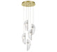 Lib & Co. - 12407-017-07 - LED Chandelier - Sorrento - Gold