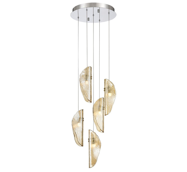 Lib & Co. - 12407-018-01 - LED Chandelier - Sorrento - Chrome
