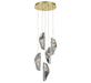 Lib & Co. - 12407-019-07 - LED Chandelier - Sorrento - Gold