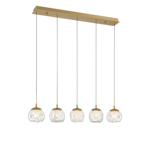 Lib & Co. - 12444-030 - LED Chandelier - Camerino - Painted antique brass