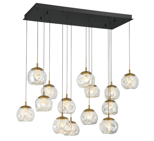 Camerino LED Chandelier Matte black