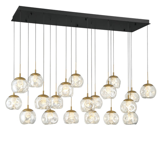 Camerino LED Chandelier Matte black