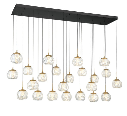 Camerino LED Chandelier Matte black