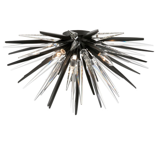 Pragma Three Light Ceiling Mount Metallic black